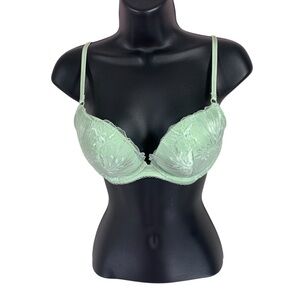 La SENZA Lace Underwire Bra - Light Green 34C